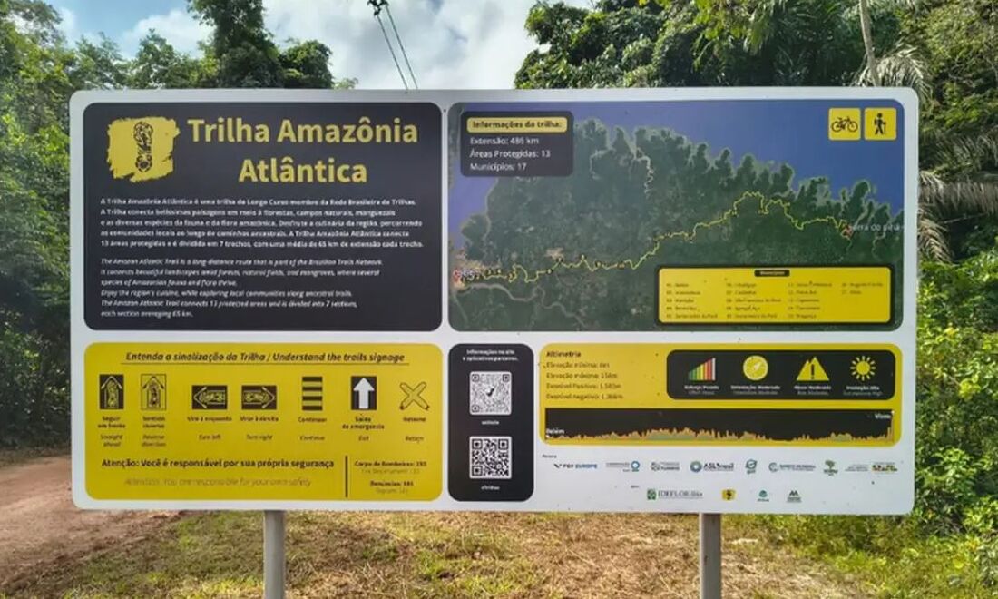 Trilha Amazônia Atlântida - iniciativa faz parte das ações do governo brasileiro que visam aliar conservação ambiental, promoção de emprego e renda e lazer.