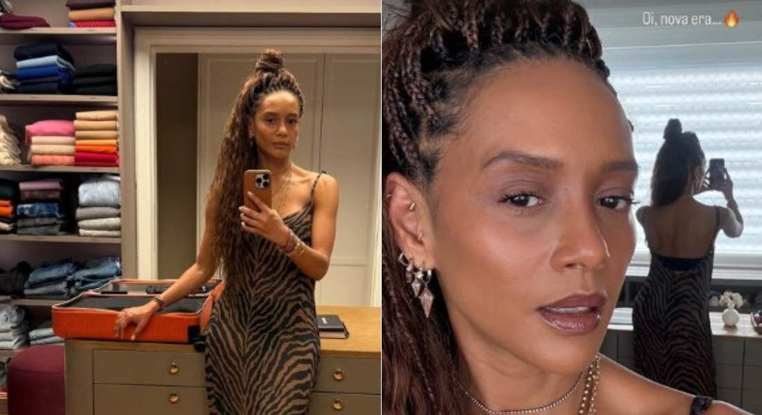 Taís Araújo compartilhou novo cabelo no Instagram