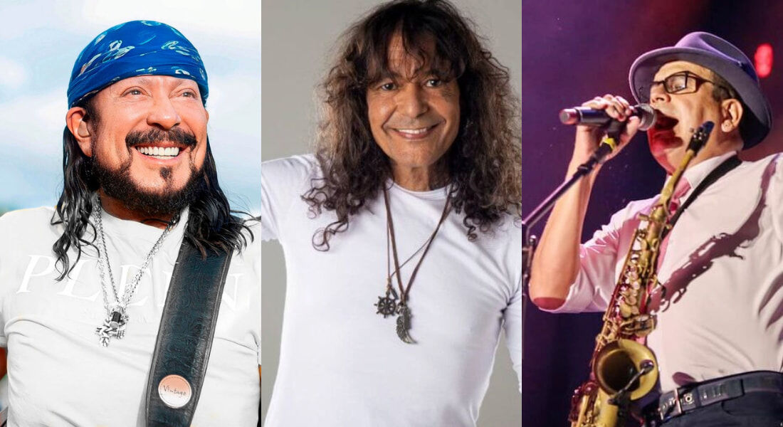 Bell Marques e Luiz Caldas - dois ícones do axé - e Maestro Spok comandam a festa
