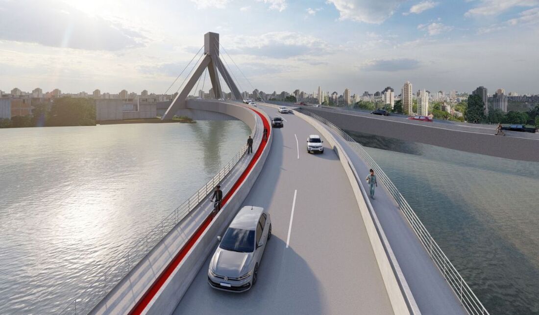 Projeto da Ponte Cordeiro-Casa Forte, financiado pela Caixa/FGTS com contrapartida da Prefeitura, vai criar uma nova rota de ligação entre as zonas Oeste e Norte da cidade