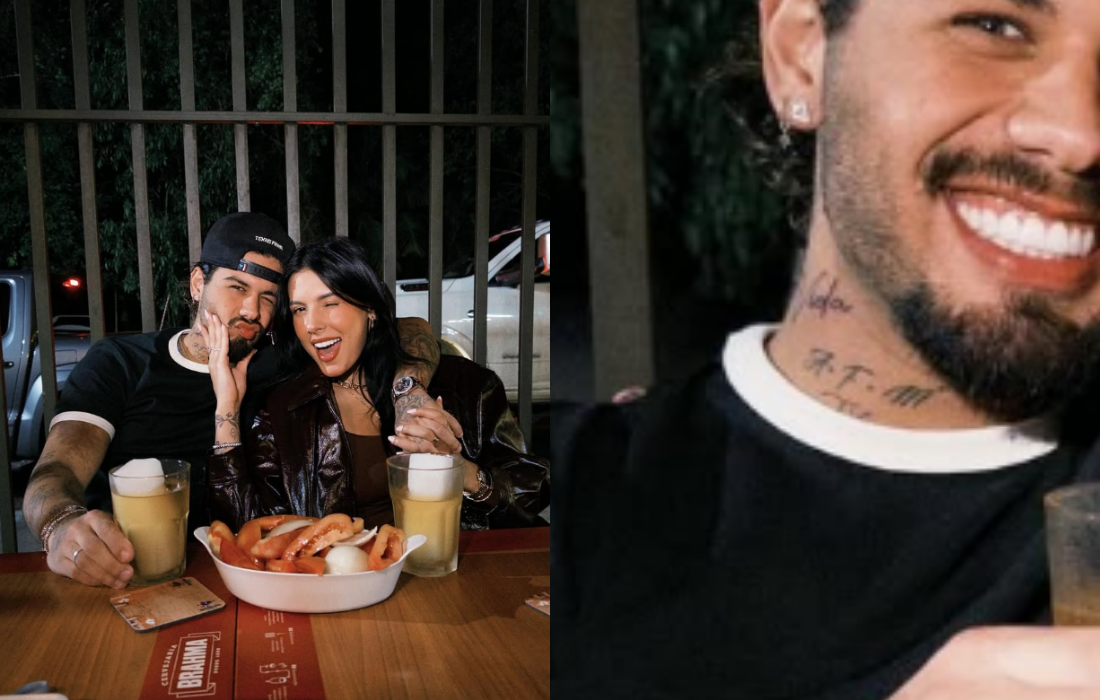 Zé Felipe faz mudança em tatuagem dedicada à Virginia