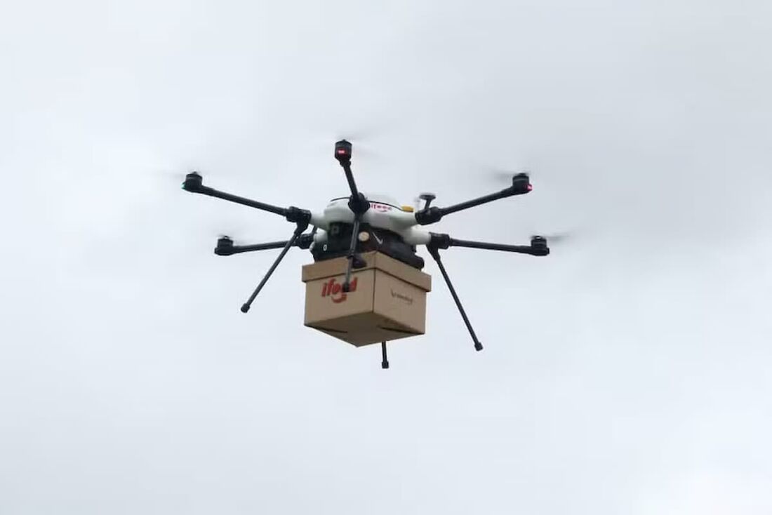 iFood retoma operações com drones em Sergipe para reforçar estratégia multimodal.
