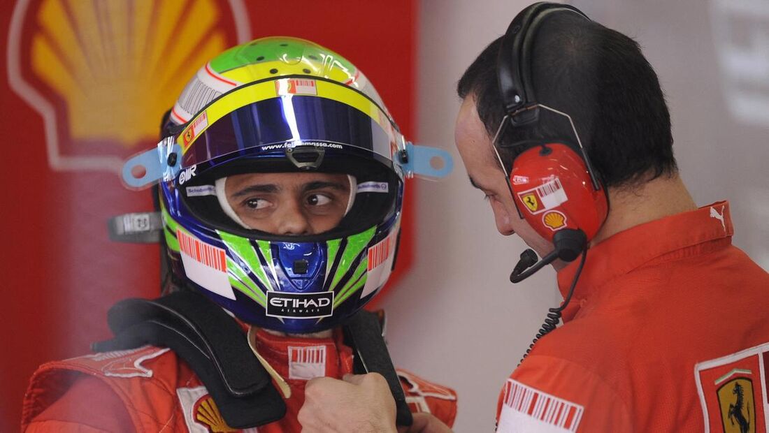 Felipe Massa durante a época de Ferrari