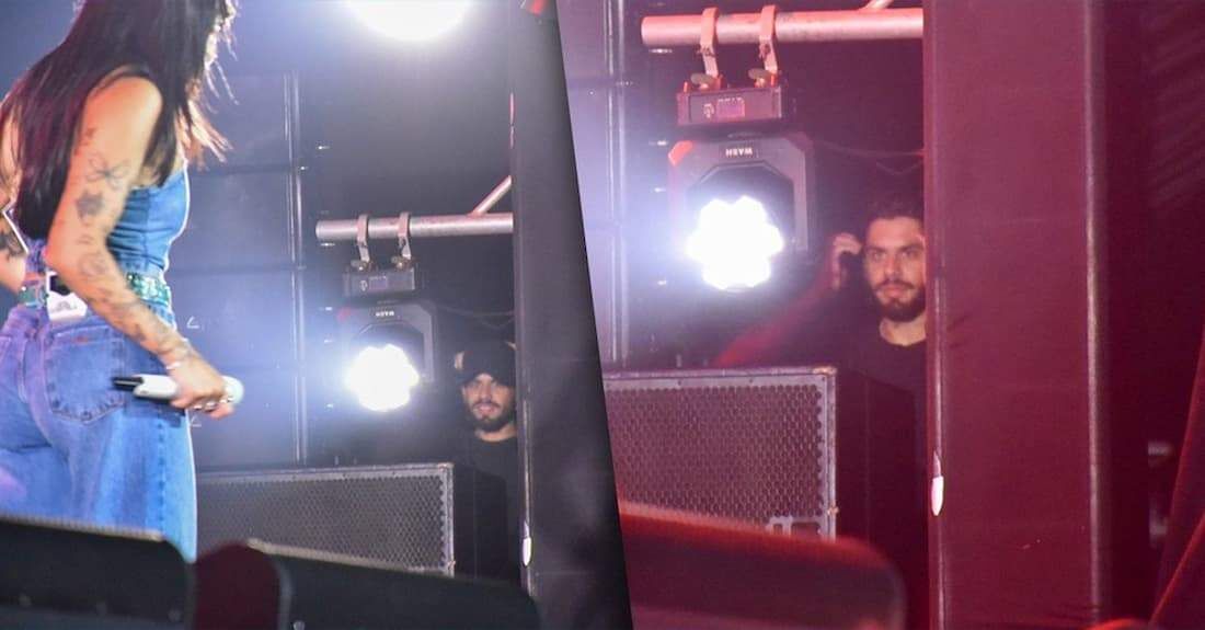 Zé Felipe assistiu ao show de Ana Castela do backstage