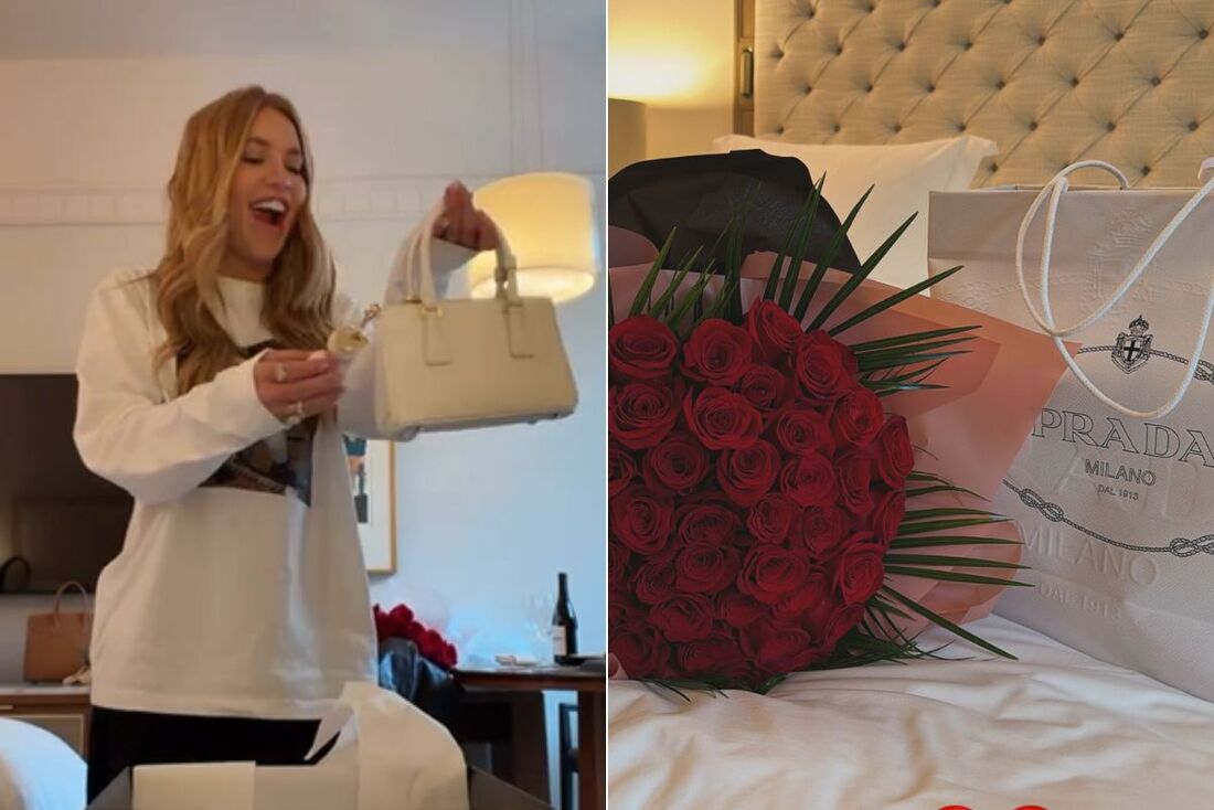 Após reatar com Vini Jr, Virginia Fonseca é recebida com buquê e presente de R$ 24 mil na Espanha