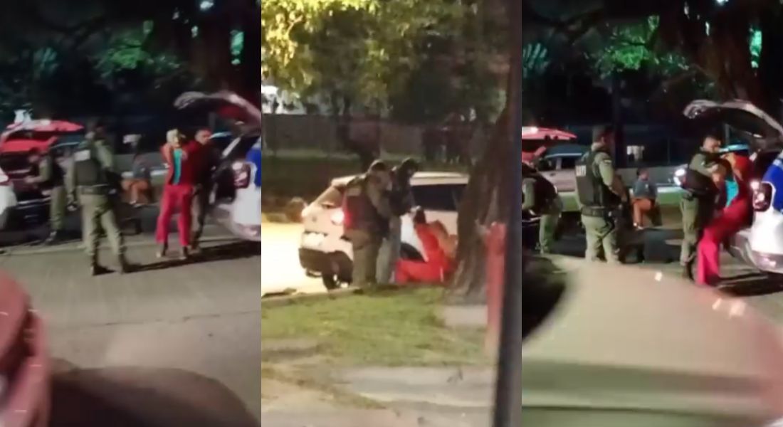 Grupo foi interceptado pela Polícia Militar