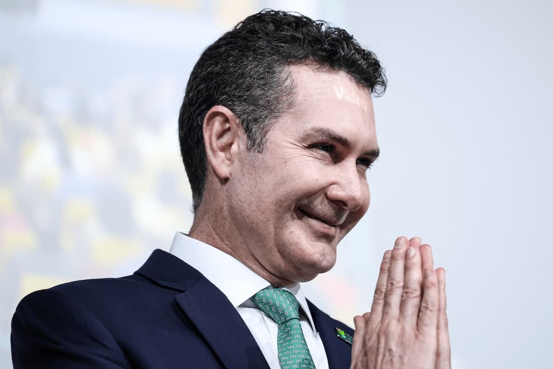 O ministro das Cidades, Jader Filho
