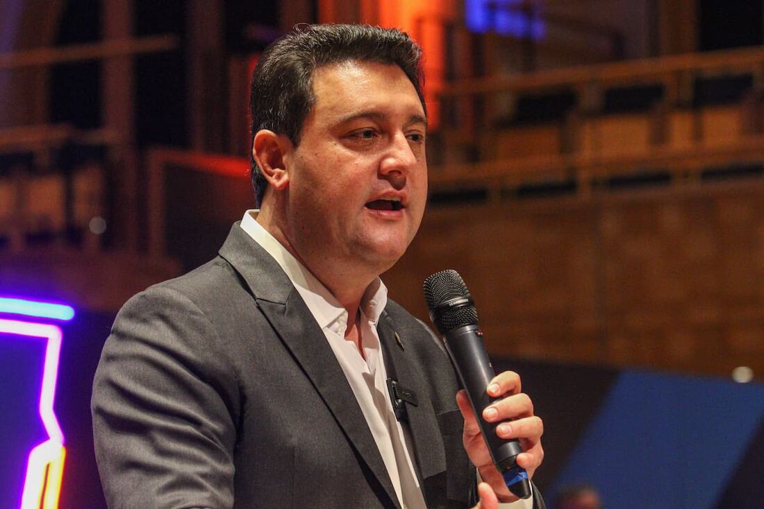 O governador do Paraná, Ratinho Júnior