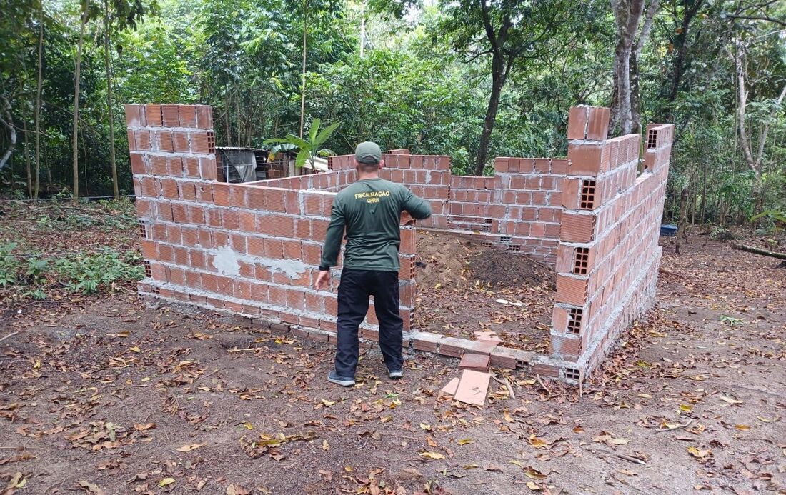 Estruturas localizadas foram demolidas