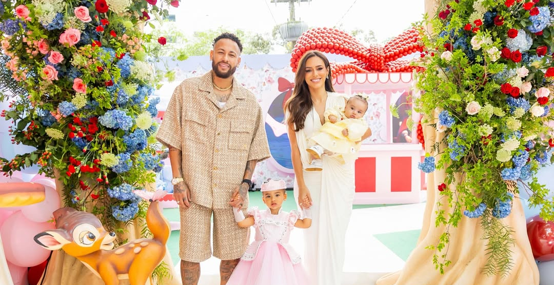 Neymar e Bruna Biancardi celebraram os 2 anos da filha, Mavie