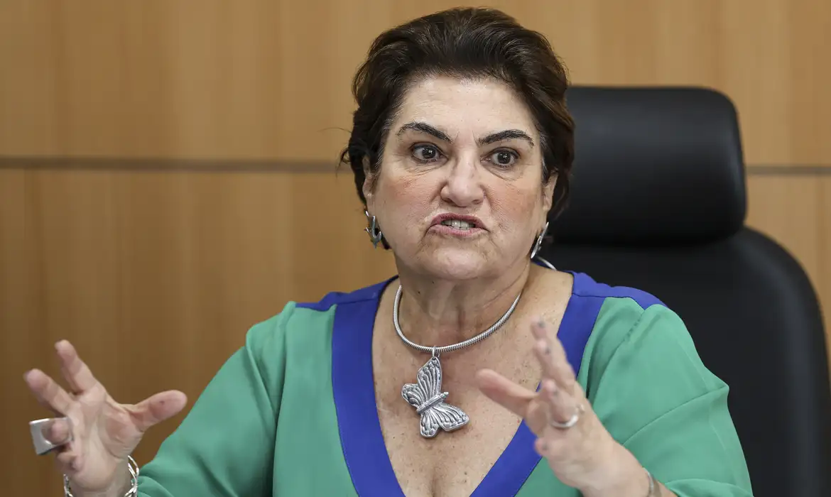 A ministra das Mulheres, Márcia Lopes