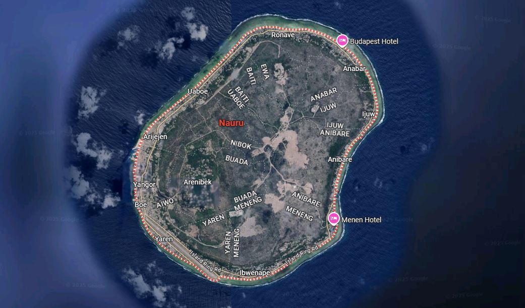 Nauru é um pequeníssimo país insular cravado no meio do Pacífico