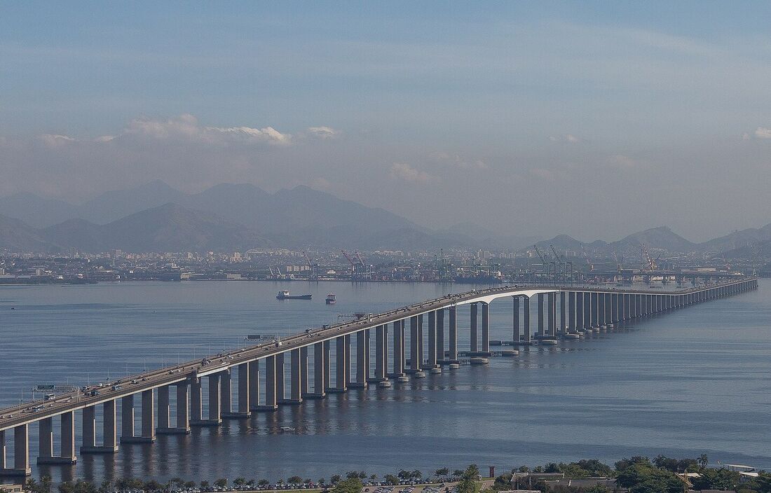 Ponte Rio-Niterói, símbolo de ligação entre as duas cidades