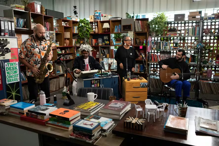 Cena do Tiny Desk Brasil