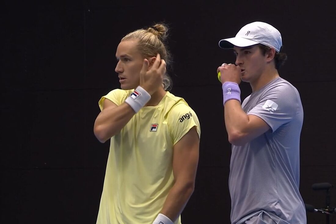 Rafael Matos e João Fonseca no ATP 500 da Basileia