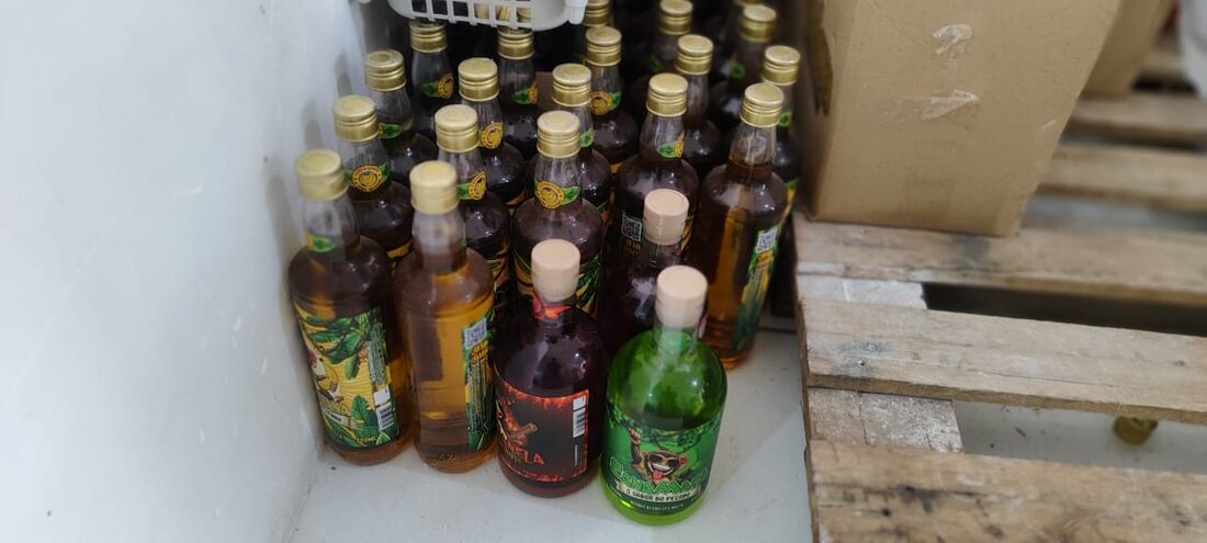 Material encontrado no local foi apreendido pela Polícia Civil