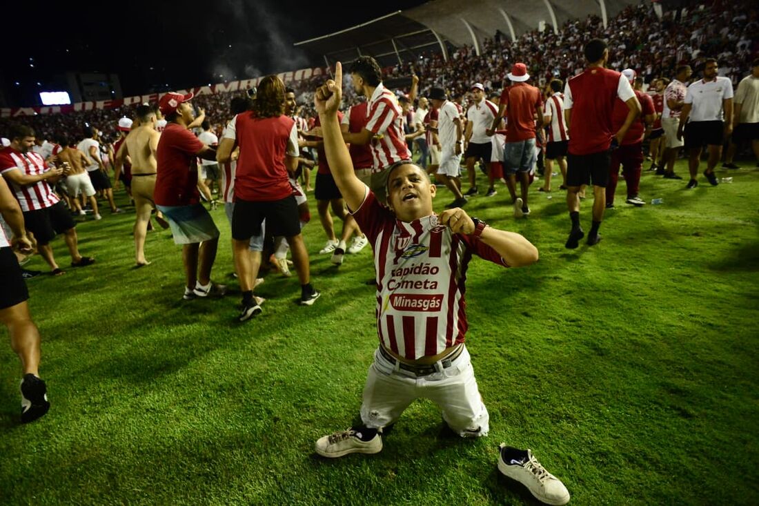 Torcida do Náutico comemora acesso do time à Série B do Brasileiro