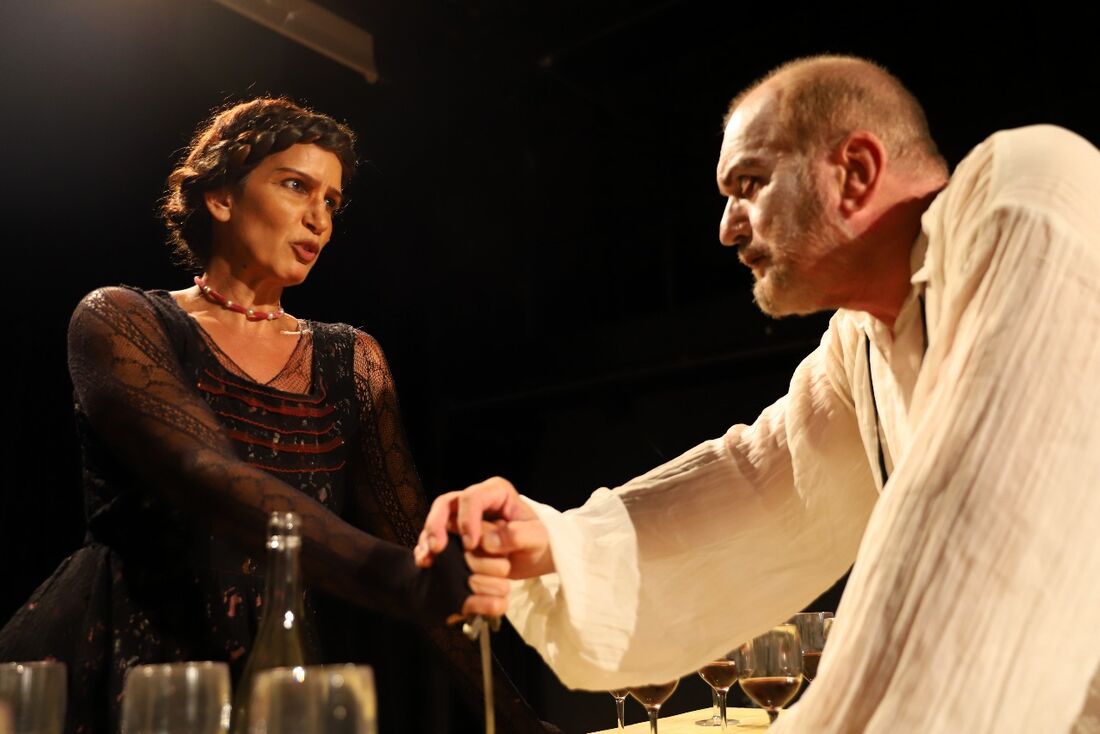 Espetáculo "Cúmplices Transgressões de um Ricardo III no Teatro Marco Camarotti, no Sesc Santo Amaro