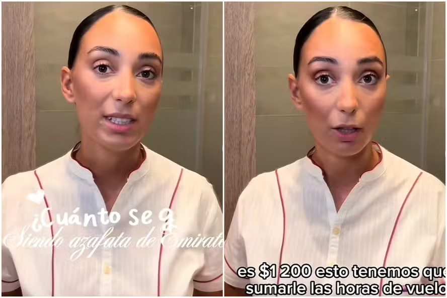 Comissária argentina viralizou após publicar vídeo falando sobre o tema