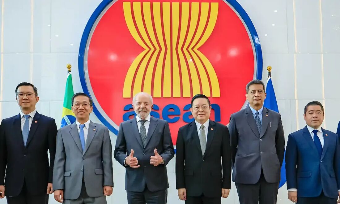 Presidente da República, Luiz Inácio Lula da Silva, durante encontro na ASEAN