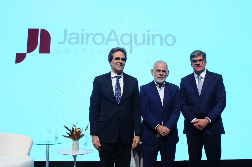 Evento de apresentação da nova logomarca do escritório Jairo Aquino Advocacia, no auditório do JCPM, em Recife.