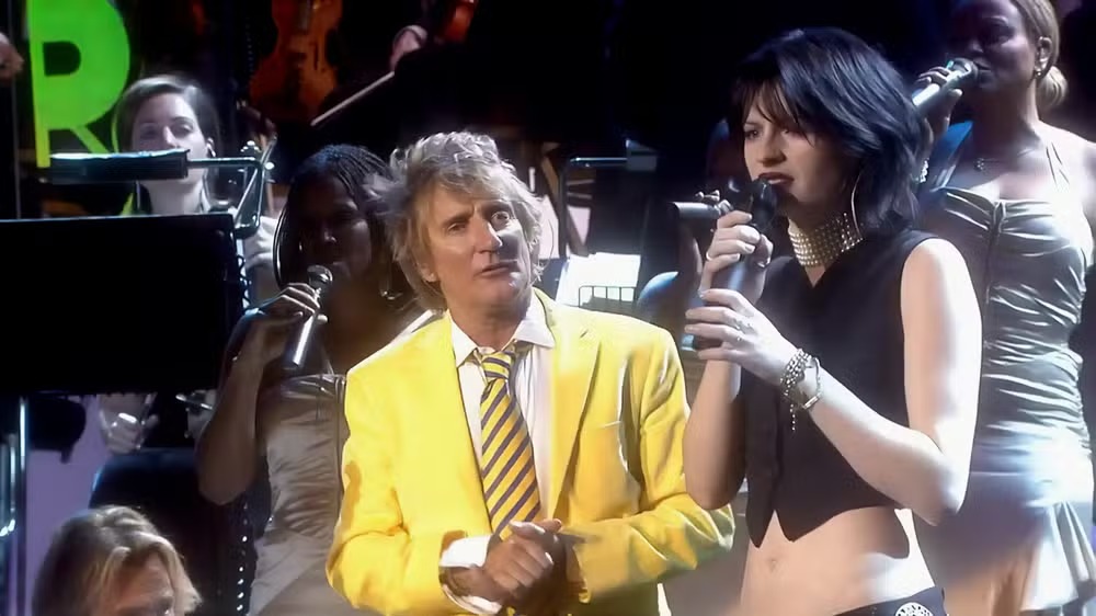 Rod Stewart e Amy Belle só ensaiaram uma vez para a apresentação no Royal Albert Hall, em Londres 
