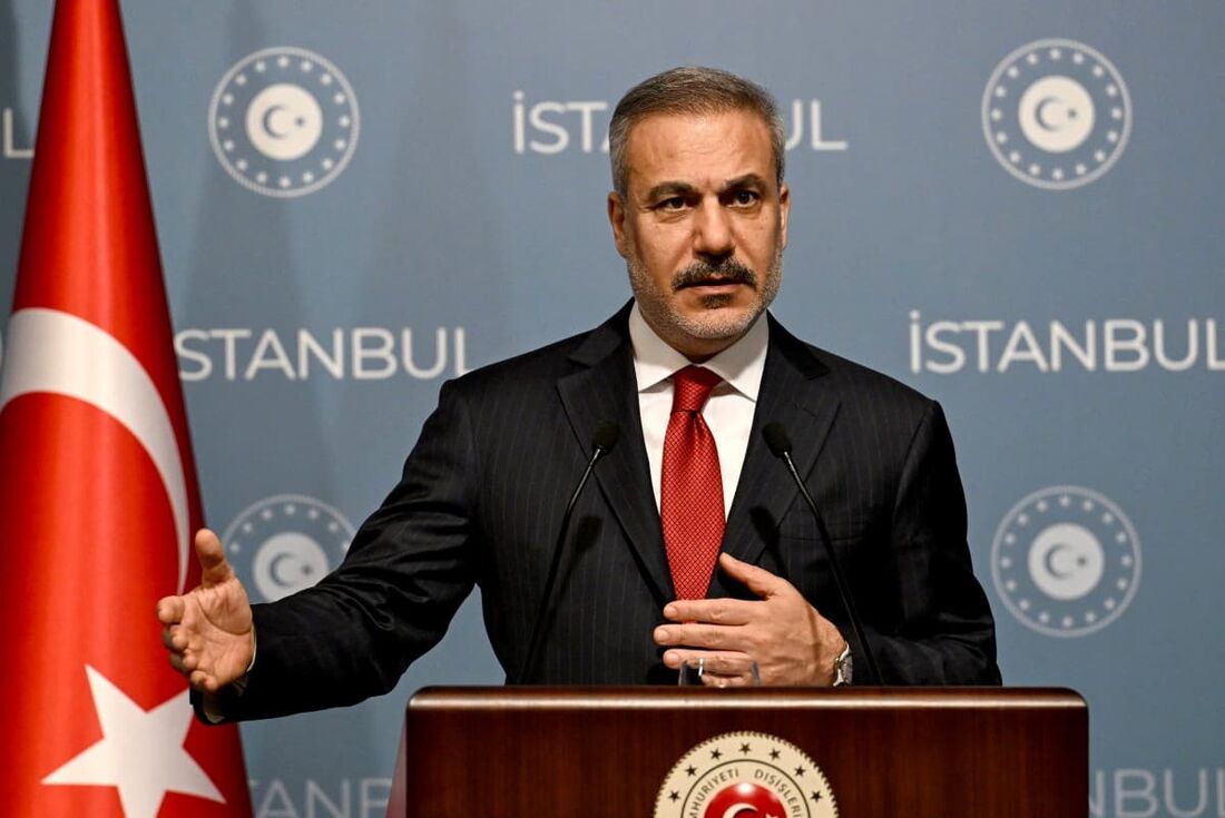 O ministro das Relações Exteriores da Turquia, Hakan Fidan
