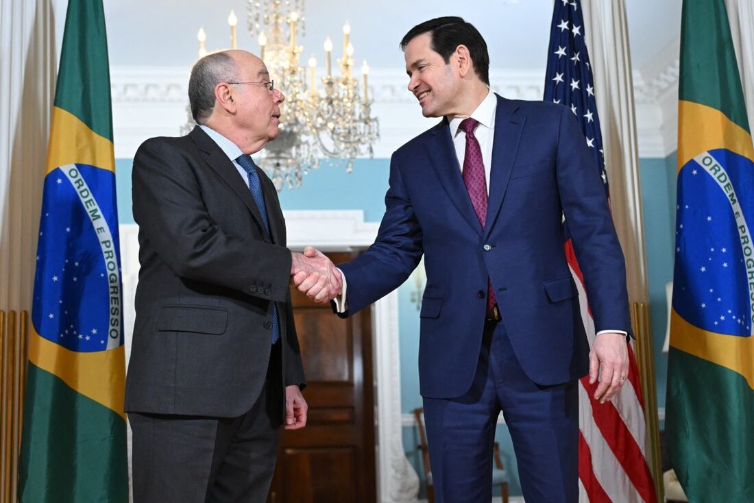 Ministro das Relações Exteriores, Mauro Vieira, se reúne com secretário dos Estados Unidos, Marco Rubio