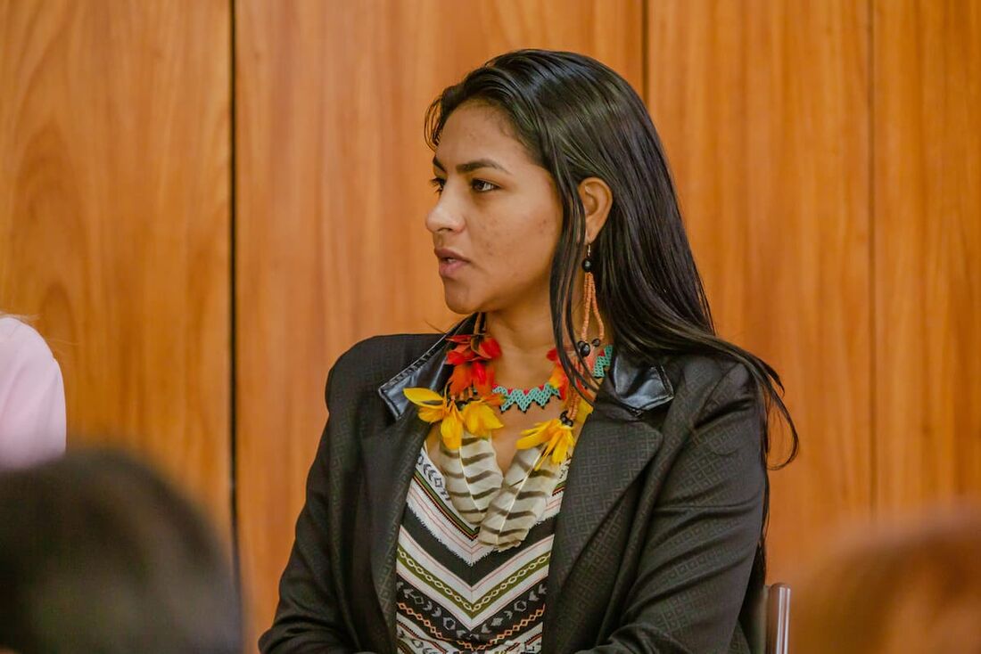 Juma Xipaia de Carvalho é uma ambientalista e liderança indígena do povo Xipaya.