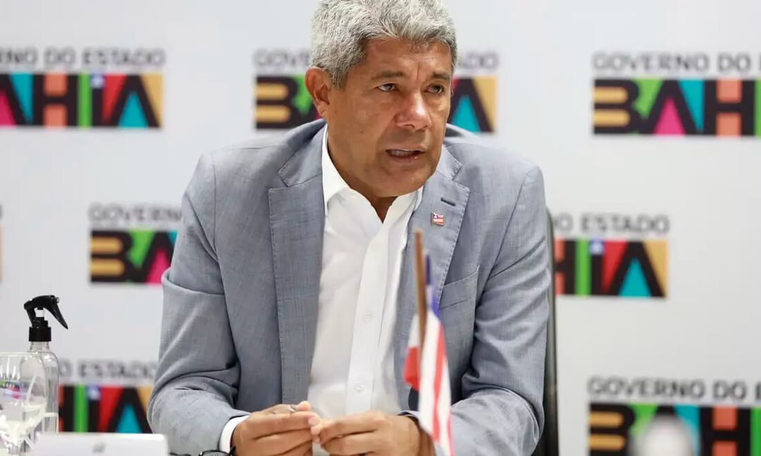 O governador da Bahia, Jerônimo Rodrigues