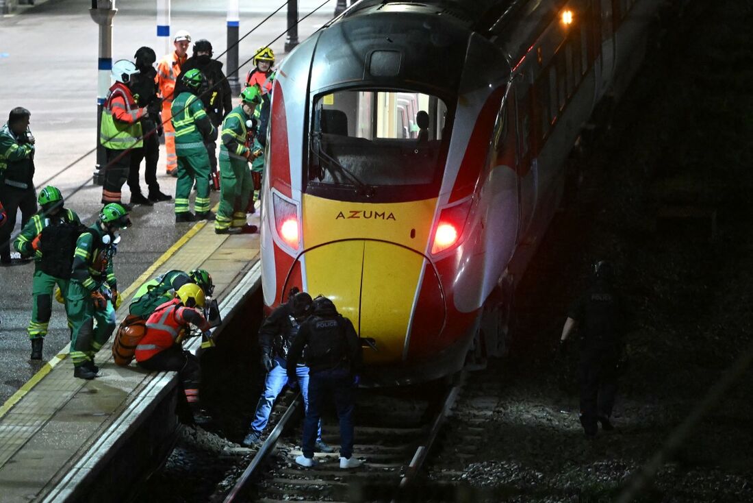 Ataque em um trem perto de Cambridge, na Inglaterra