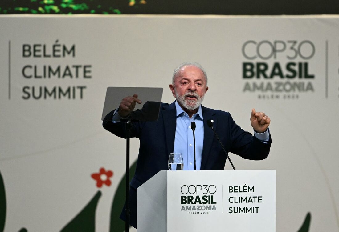 Mundo 'não comporta mais' o modelo baseado no uso intensivo das energias fósseis, diz Lula em Belém