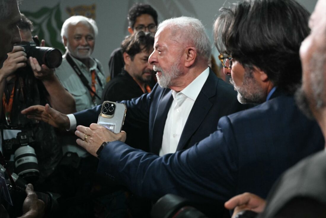 O presidente do Brasil, Luiz Inácio Lula da Silva