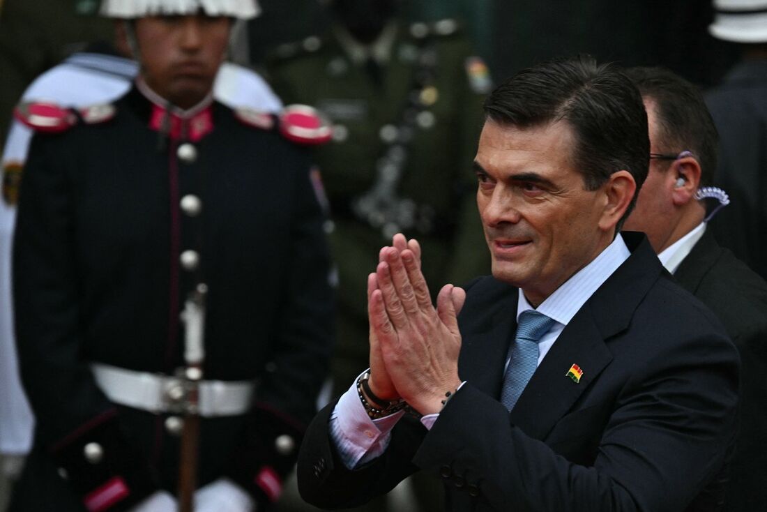 O presidente eleito da Bolívia, Rodrigo Paz