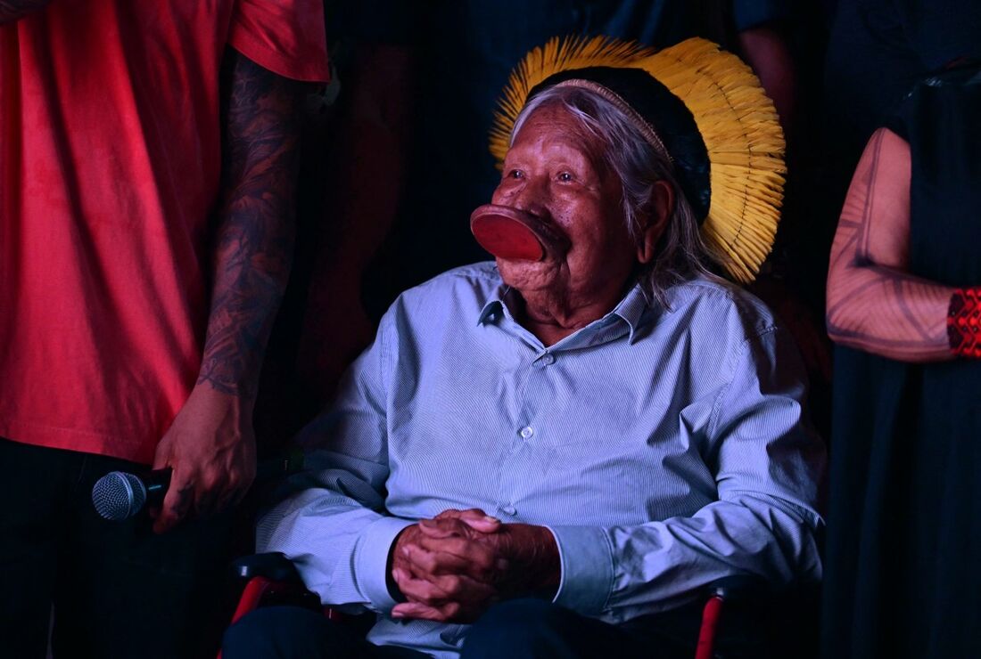 O líder indígena Raoni Metuktire comentou que vai marcar um encontro com o presidente Lula