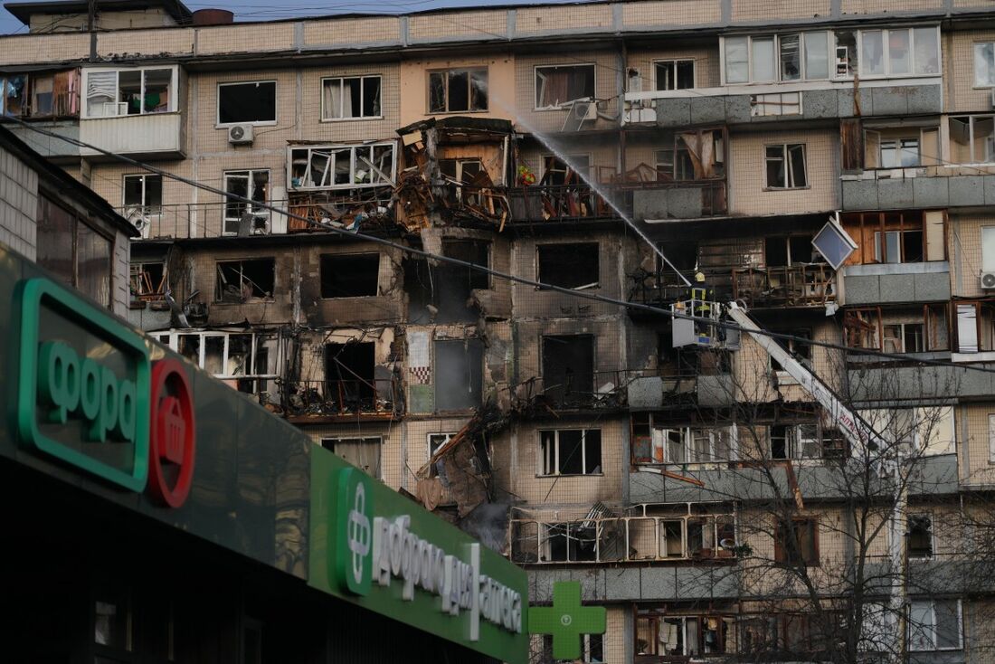 Ataque russo contra Kiev deixa quatro mortos e mais de 20 feridos