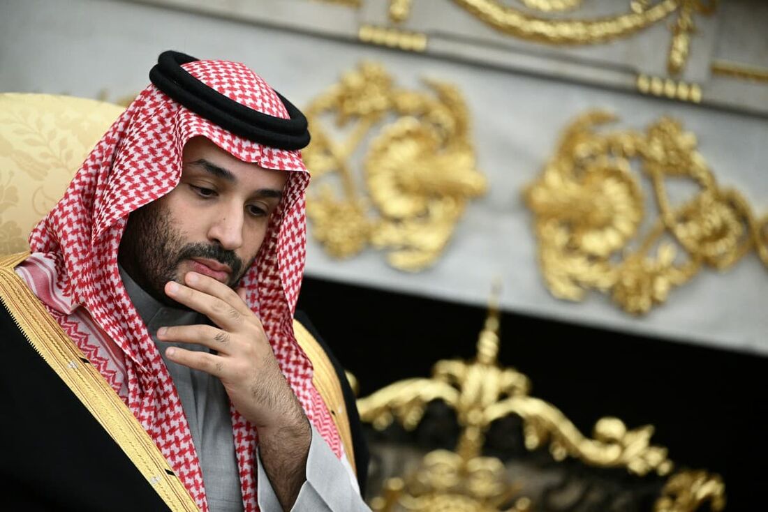 O príncipe herdeiro e primeiro-ministro do Reino da Arábia Saudita, Mohammed bin Salman