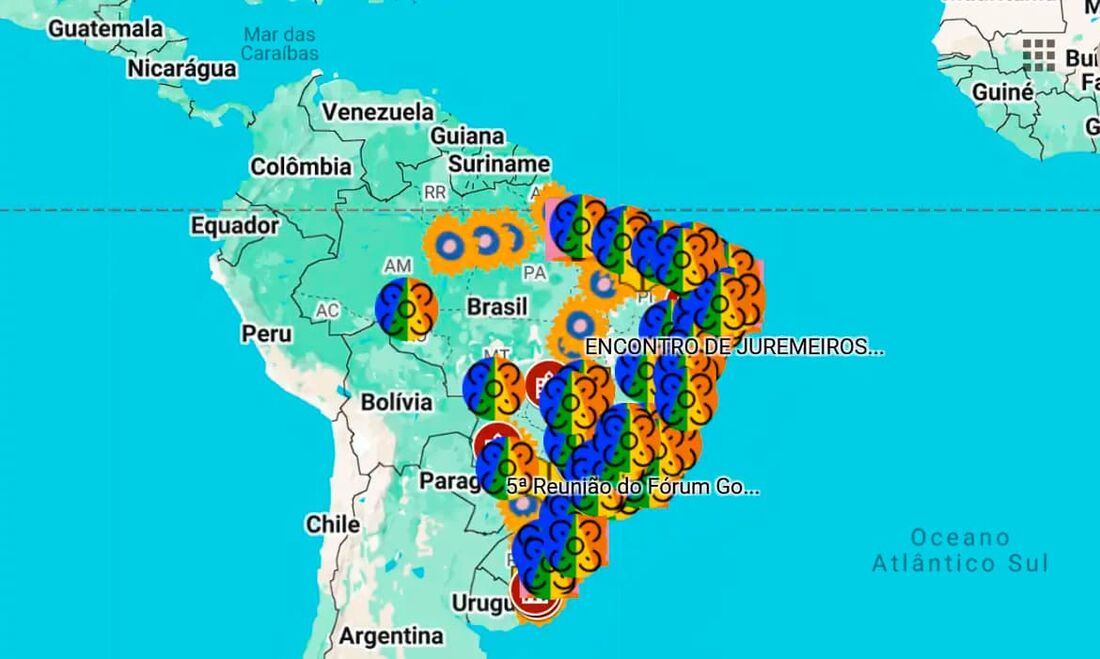 Mapa mostra programação da Consciência Negra em todo país