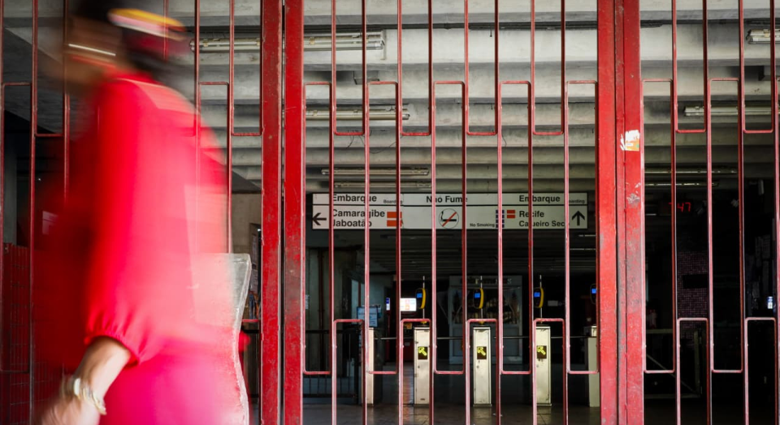 Metrô do Recife está em greve geral desde essa segunda-feira (3)