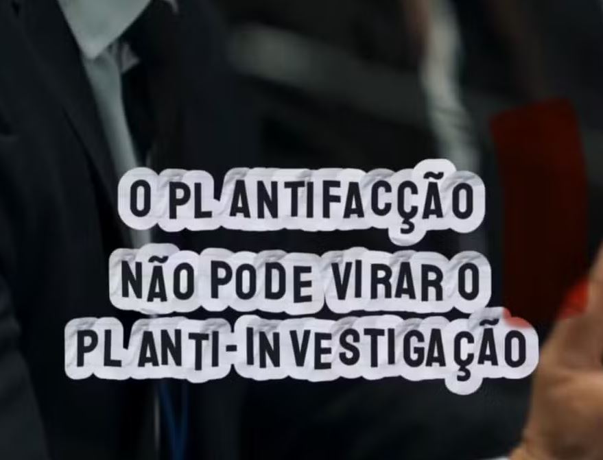 Vídeo produzido pela Secom contrário as alterações de Guilherme Derrite no projeto Antifacção