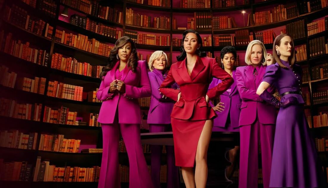 Kim, Kardashian, Naomi Watts, Sarah Paulson e Niecy Nash estão no elenco de "Tudo É Justo", do Disney+.