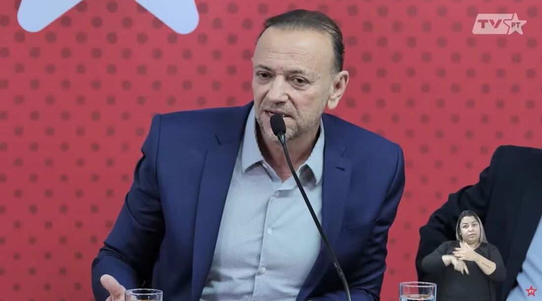 O presidente nacional do Partido dos Trabalhadores (PT), Edinho Silva