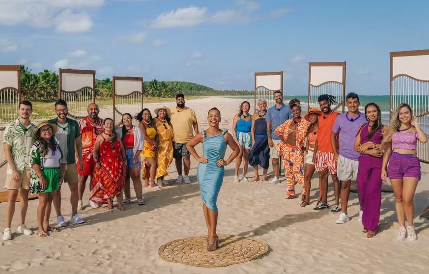 Fernanda Souza continua comandando a apresentação da terceira temporada do "Ilhados com a sogra"
