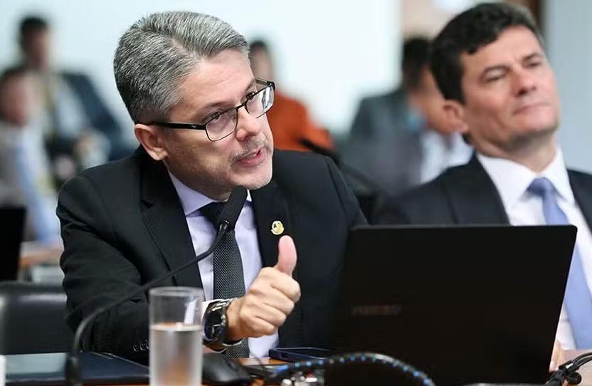 O relator do PL Antifacção, senador Alessandro Vieira (MDB-SE) 