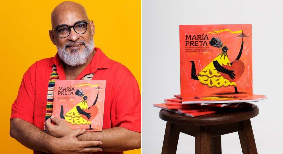 Samuel Santos lança o livro "Maria Preta" 