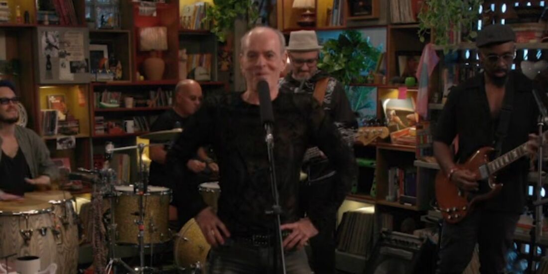 Ney Matogrosso no Tiny Desk Brasil, nesta terça-feira (4), no YouTube