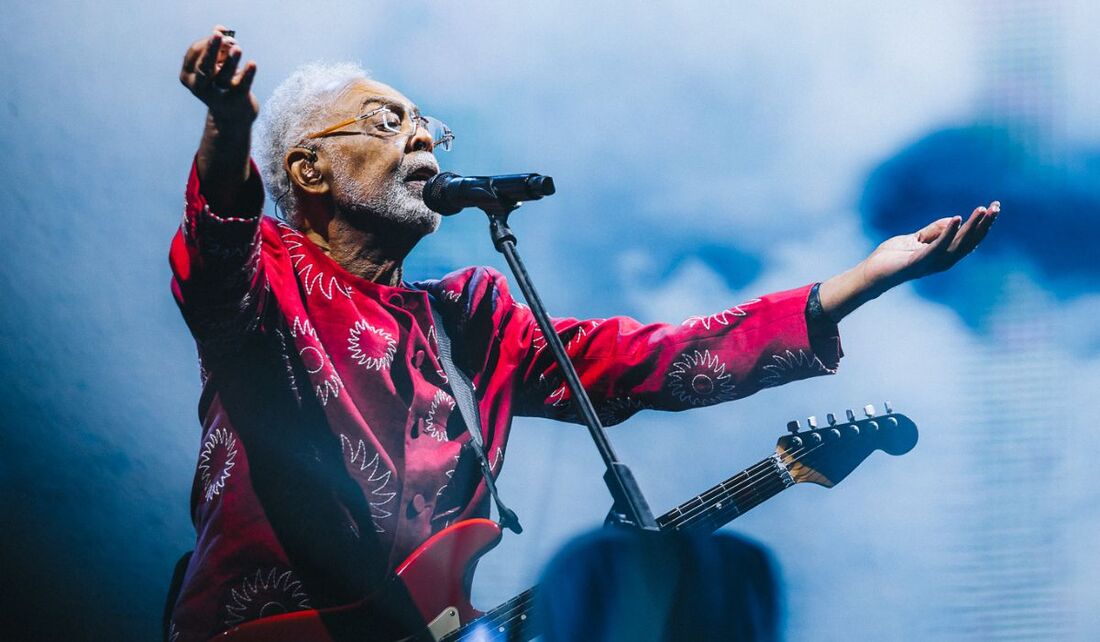Gilberto Gil chega a Pernambuco com sua turnê "Tempo Rei"