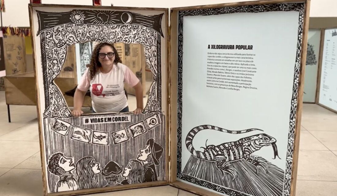 Luzia Barbosa no Memorial Sertanejo, um dos espaços mostrados na série