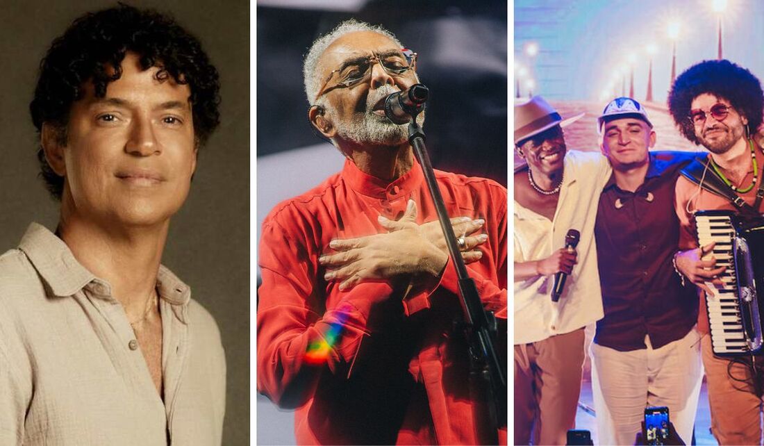 Jorge Vercillo, Gilberto Gil e Dominguinho são atrações deste fim de semana
