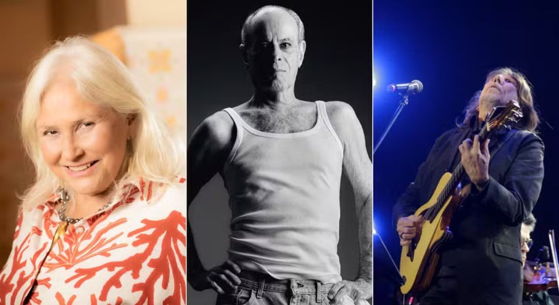 Fafá de Belém, Ney Matogrosso e Lenine.